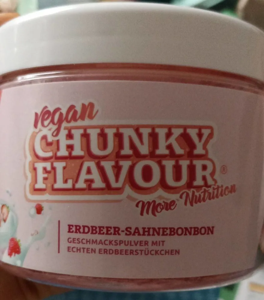 Chunky Flavour Erdbeer-Sahnebonbon