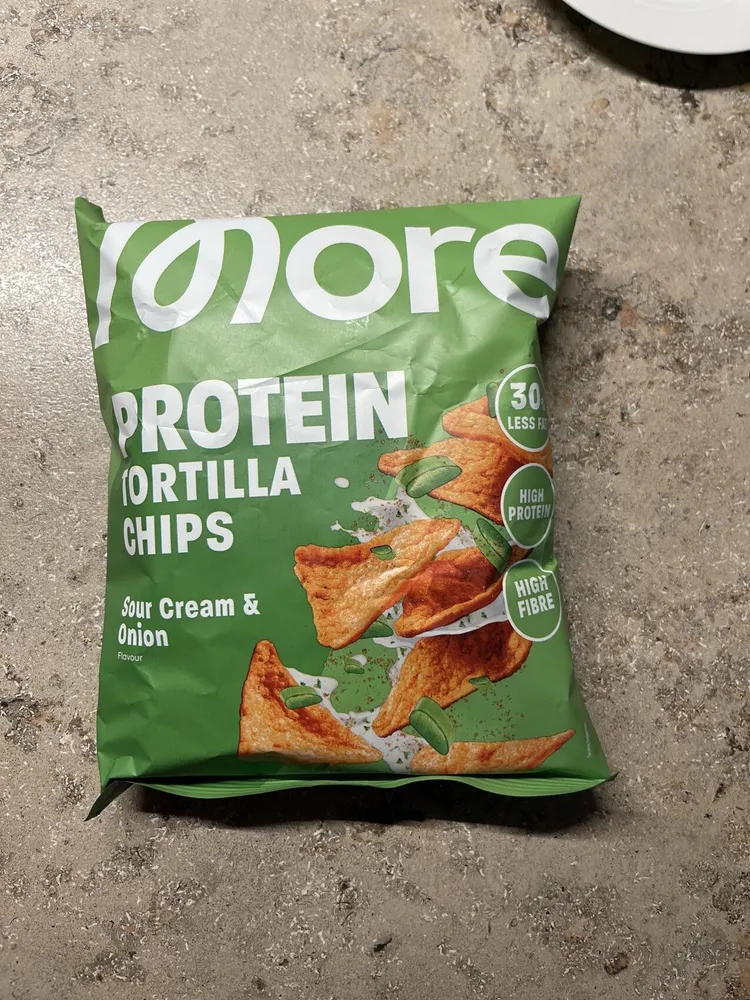Sour Cream and Onion Protein Tortilla Chips
