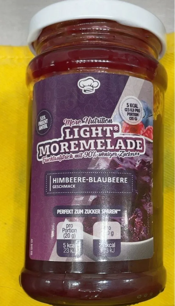 Light Moremelade Himbeere-Blaubeere