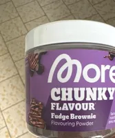More CHUNKY FLAVOUR Fudge Brownie Flavouring Powde