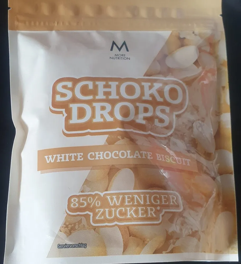 SchokoDrops - White chocolate buscuit