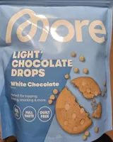 Light Schoko Drops Weiss