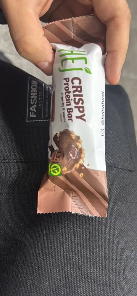 CRISPY Protein Bar Crunchy Brownie flavor