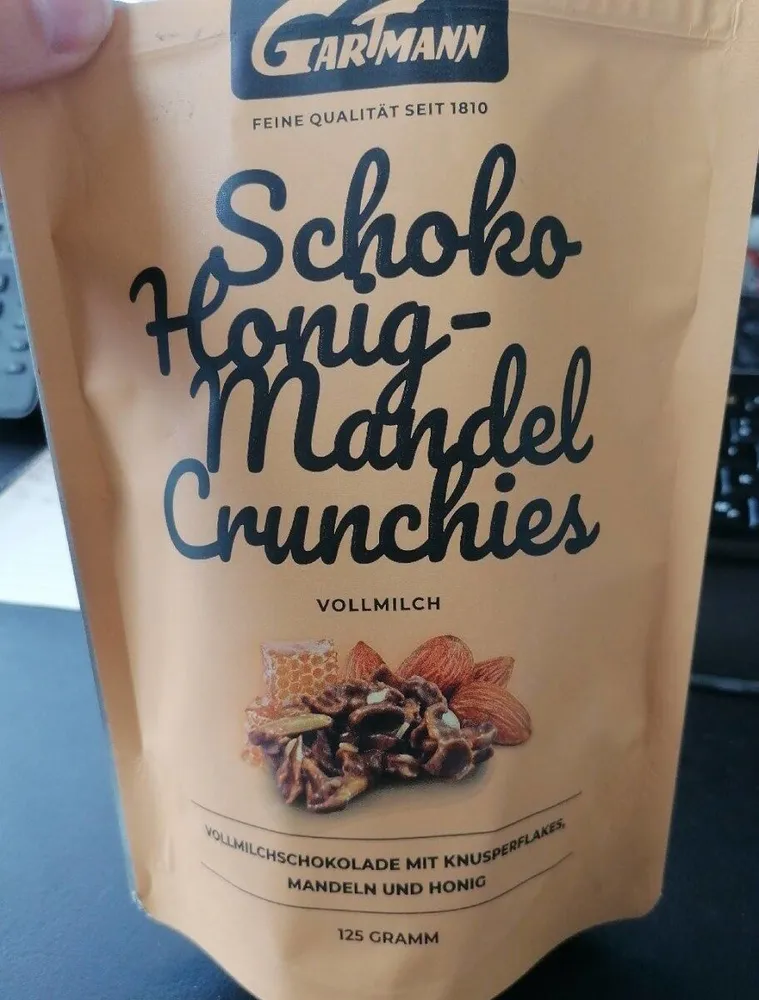 Schoko Honig-Mandel Chrunchies