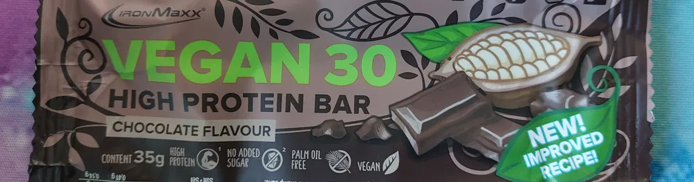 vegan 30 High Protein Bar Chocolate Flavour