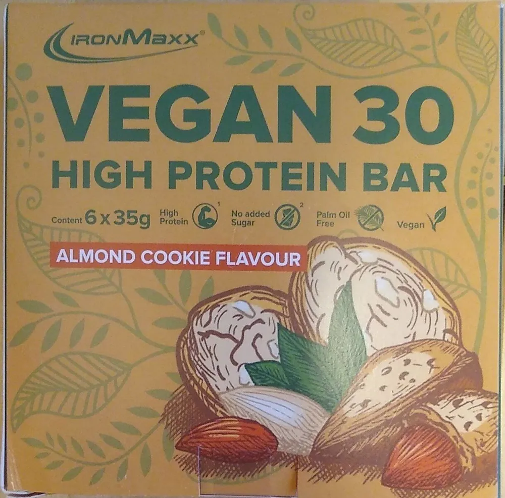 Vegan 30 High Protein Bar Almond Cookie Flavour