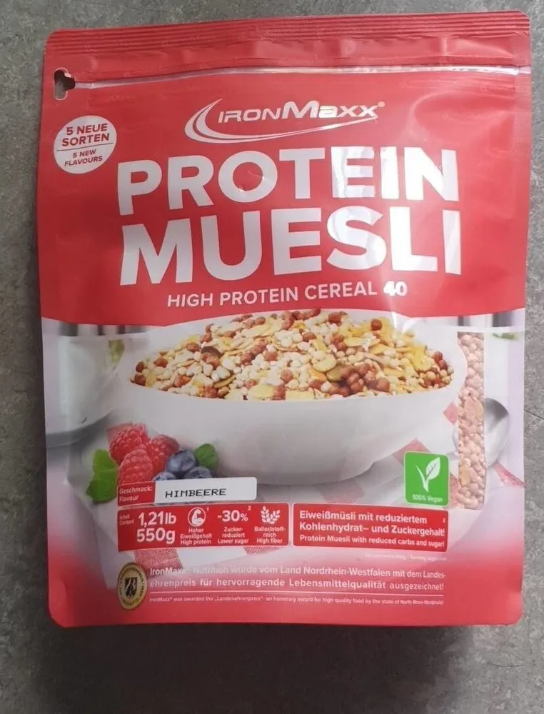 Protein Müsli Himbeere