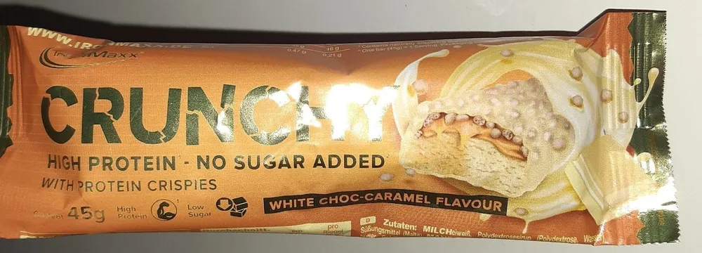 CRUNCHY Protein Riegel White Choco-Caramel Flavor