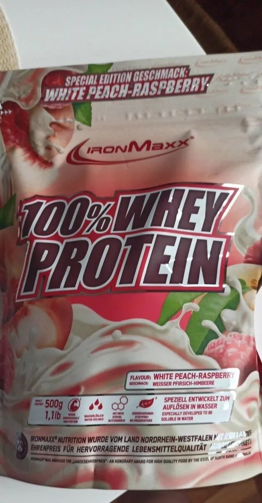 whey protein white peach-rasberry