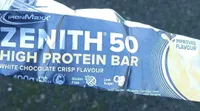 ZENITH 50 HIGH PROTEIN BAR WHITE CHOCOLATE CRISP FLAVOUR
