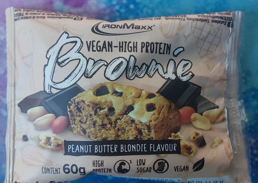 Vegan High Protein Brownie Peanut Butter Blondie Flavour