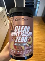 Clear Whey Isolate Less Sweet Pfirsich Eistee