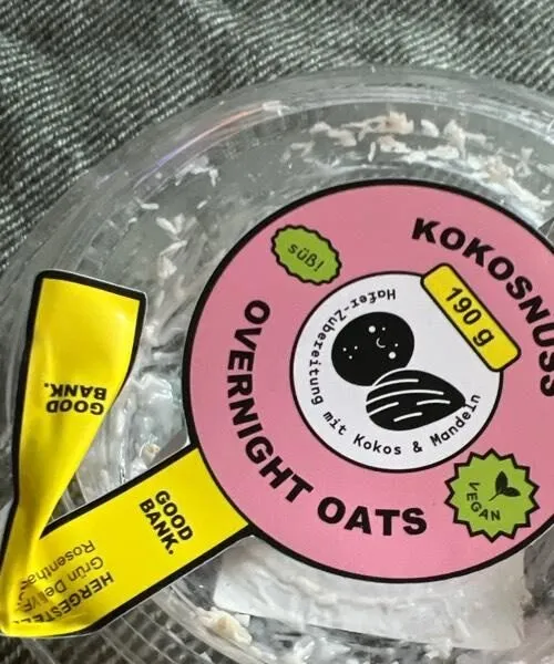 Kokonuss overnight oats