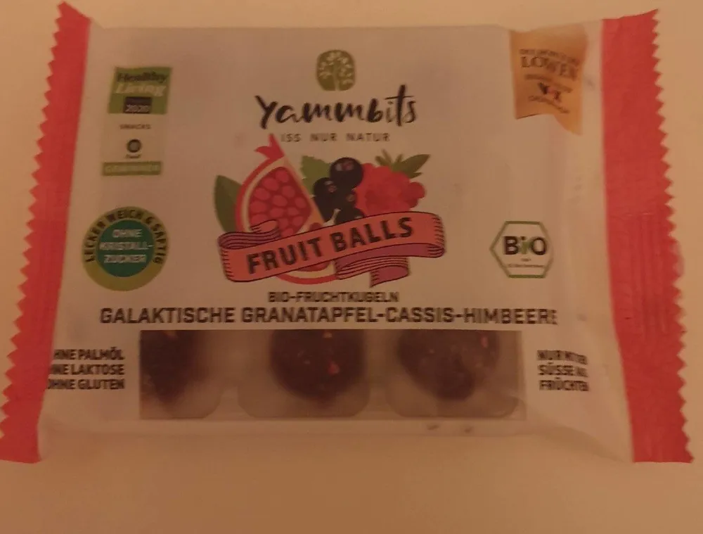 Yammbits Fruit balls Granatapfel Chassis Himbeer