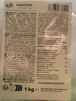 Erdnüsse mit wasabi