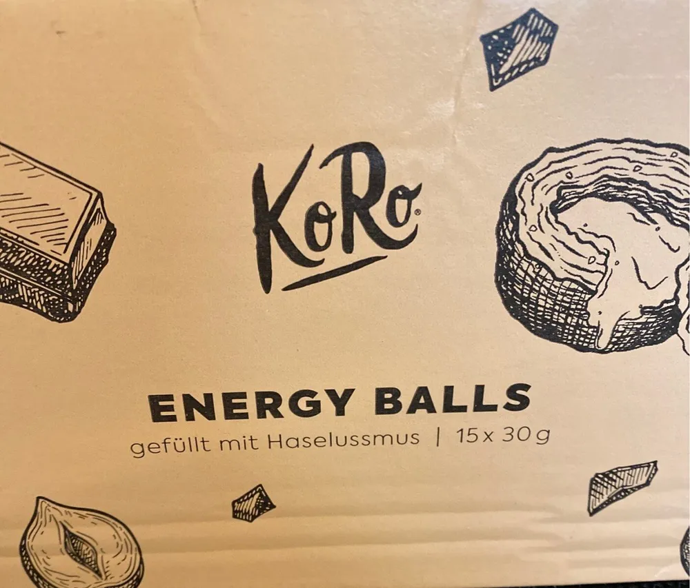 Energy balls noisette