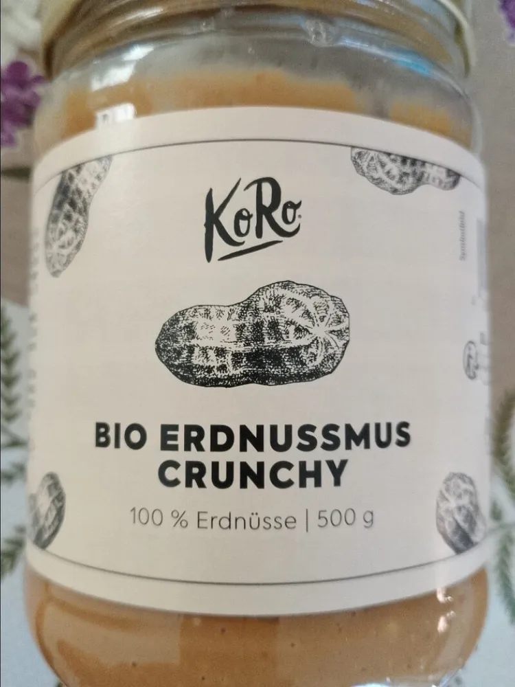 Bio Erdnuss muss crunchy