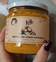 Tartinade de mangue et curry bio