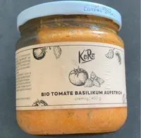 Bio Tomate Basiliken Ausstrich