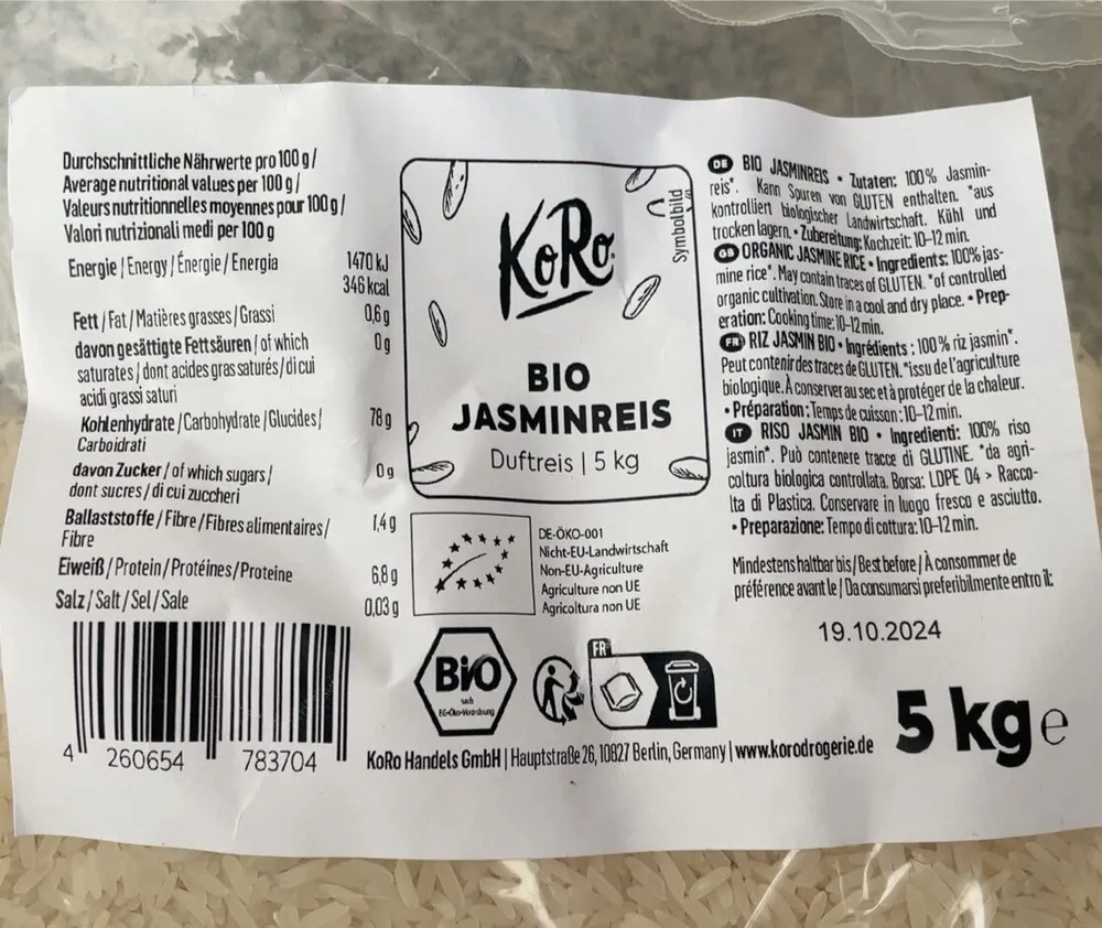 Bio Jasminreis