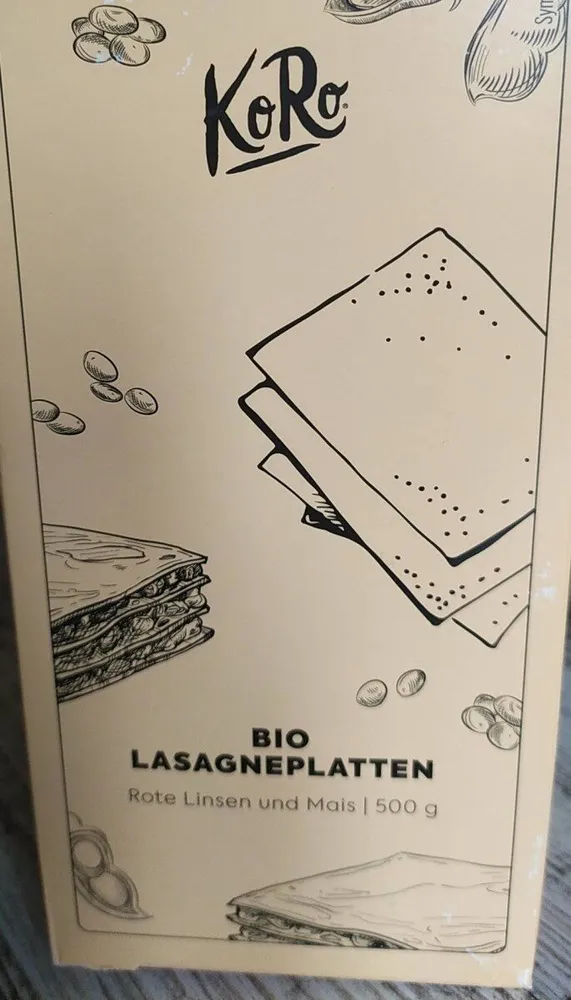 bio lasagneplatten
