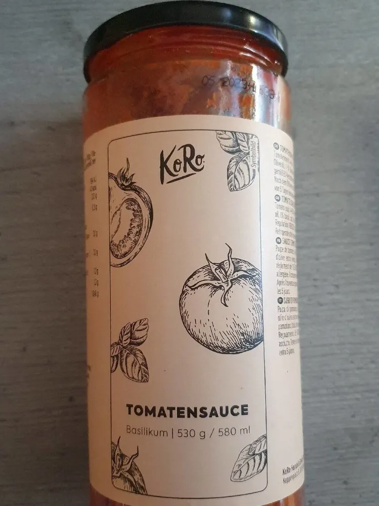 Koro Tomatensauce Basilikum