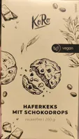 Haferkeks mit schokodrops Cookies