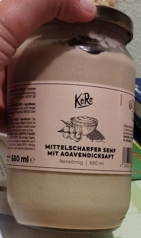 Mittelscharfer Senf mit Abgabendicksaft