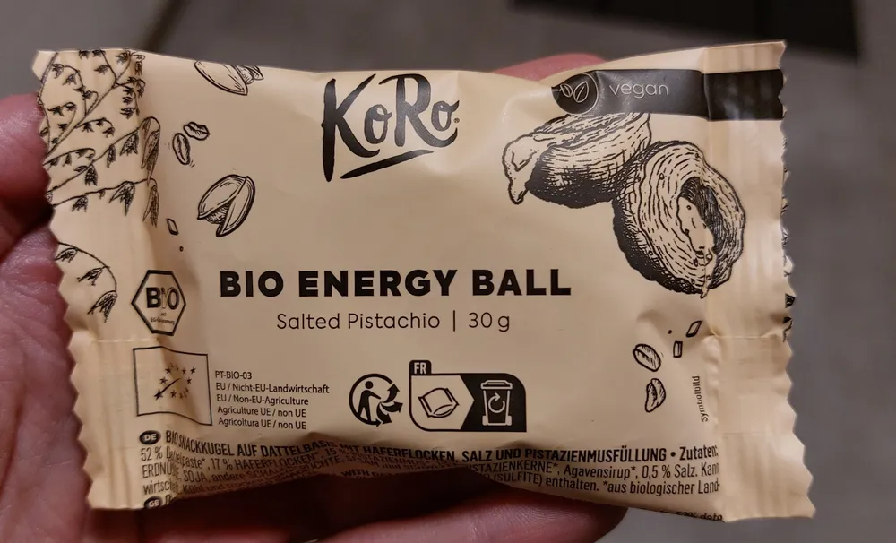 Bio Energy Ball Salted Pistachio