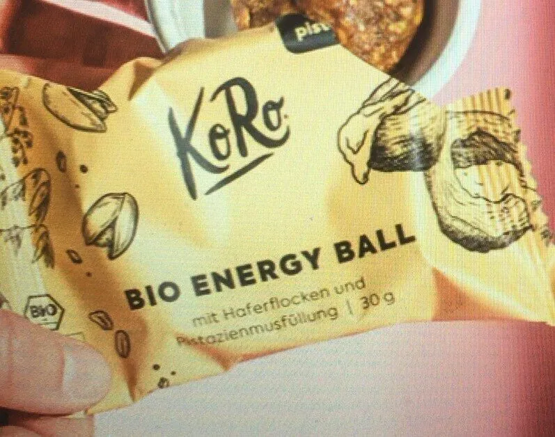 Energy ball a la pistache salée