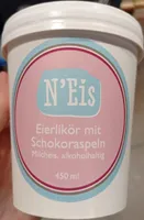 Eirlikör mit Schokoraspeln