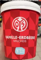 Vanille-Erdbeer Milcheis