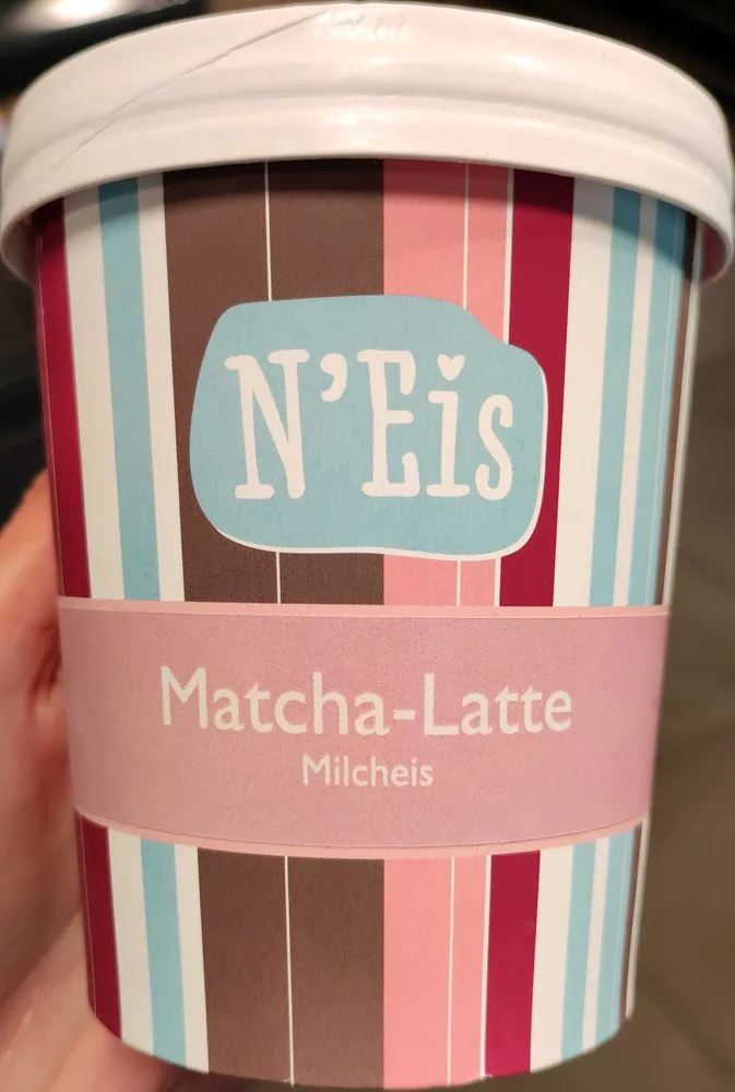 Matcha-Latte Milcheis