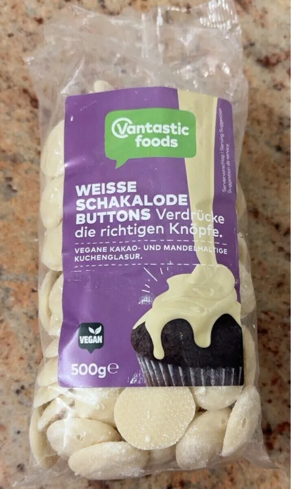 WEISSE SCHAKALODE BUTTONS