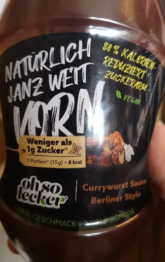 Currywurst Sauce Berliner Art
