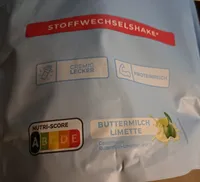 Stoffwechselshake Buttermilch Limette