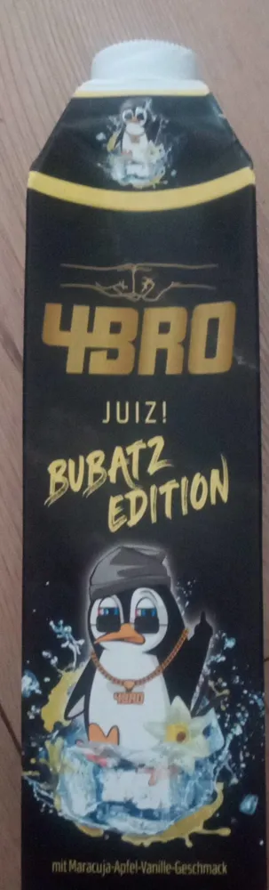 4bro Bubatz edition Maracuja-Apfel-Vanille Geschmack