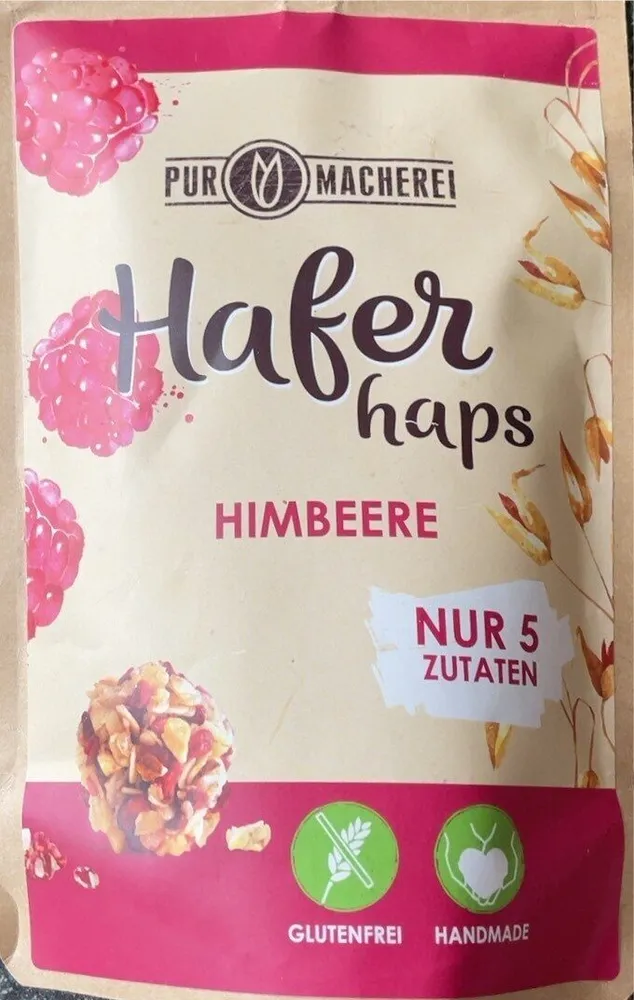 Hafer haps Himbeere