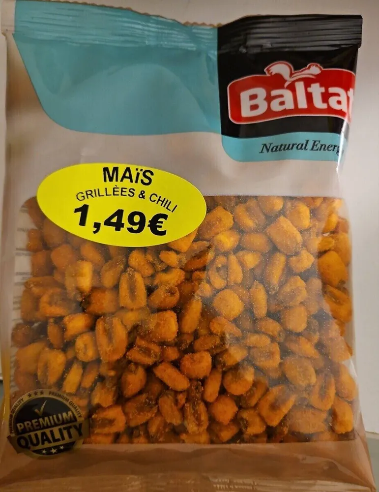 Mais grillées et chili