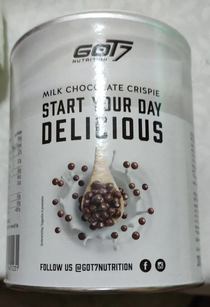 Milk chocolate crispie