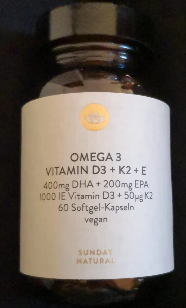 Omega 3 Vitamin D3 + K2 + E