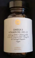 Omega 3 Vitamin D3 + K2 + E
