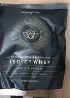 Whey protéine isolate vanille intense