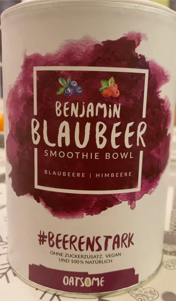 BENJAMIN BLAUBEER SMOOTHIE BOWL