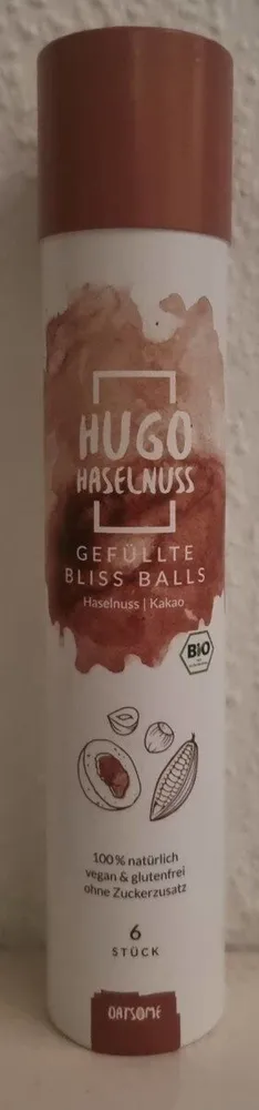 Gefüllte Bliss Balls - Haselnuss Kakao