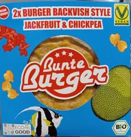 Burger Backvish style jackfruit & chickpea