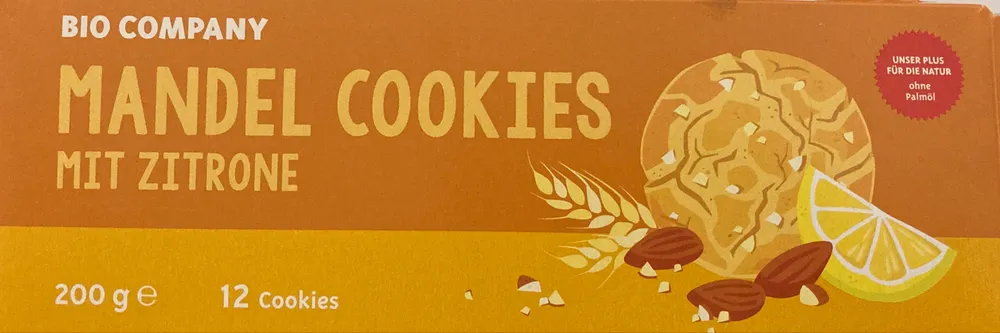 Mandel Cookies mit Zitrone