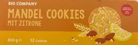 Mandel Cookies mit Zitrone