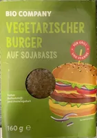 Vegetarischer Burger auf Sojabasis