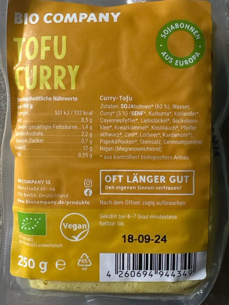 Tofu Curry